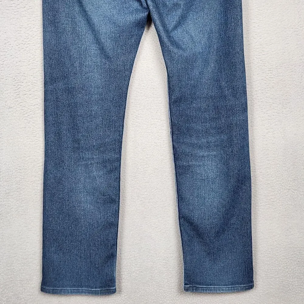 Banana Republic Traveler Slim Jeans Mens 32x30 Blue Slim Straight Stretch Denim